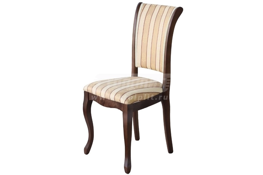 Стул Белла 01.06 (С6 тон 314) Полоса бежевая (комплект 2шт.)
