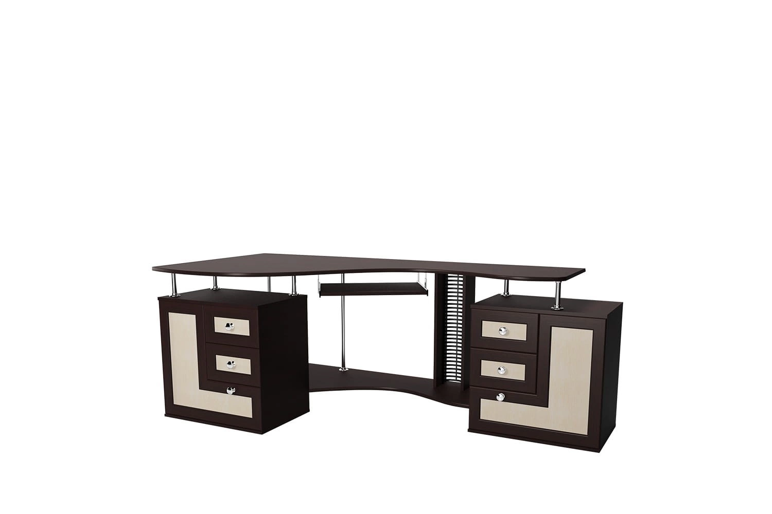 Компьютерный стол "Мебелайн-8" (угол слева)