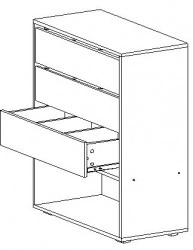 Обувница №2 Ясень Шимо Светлый/Венге ЛДСП (Ш-800| В-950|Г-380)