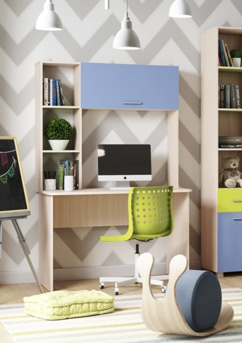 Стол Компьютерный Лайк с Надстройкой  (Д-1100 мм x Г-550 мм х В-1774 мм )