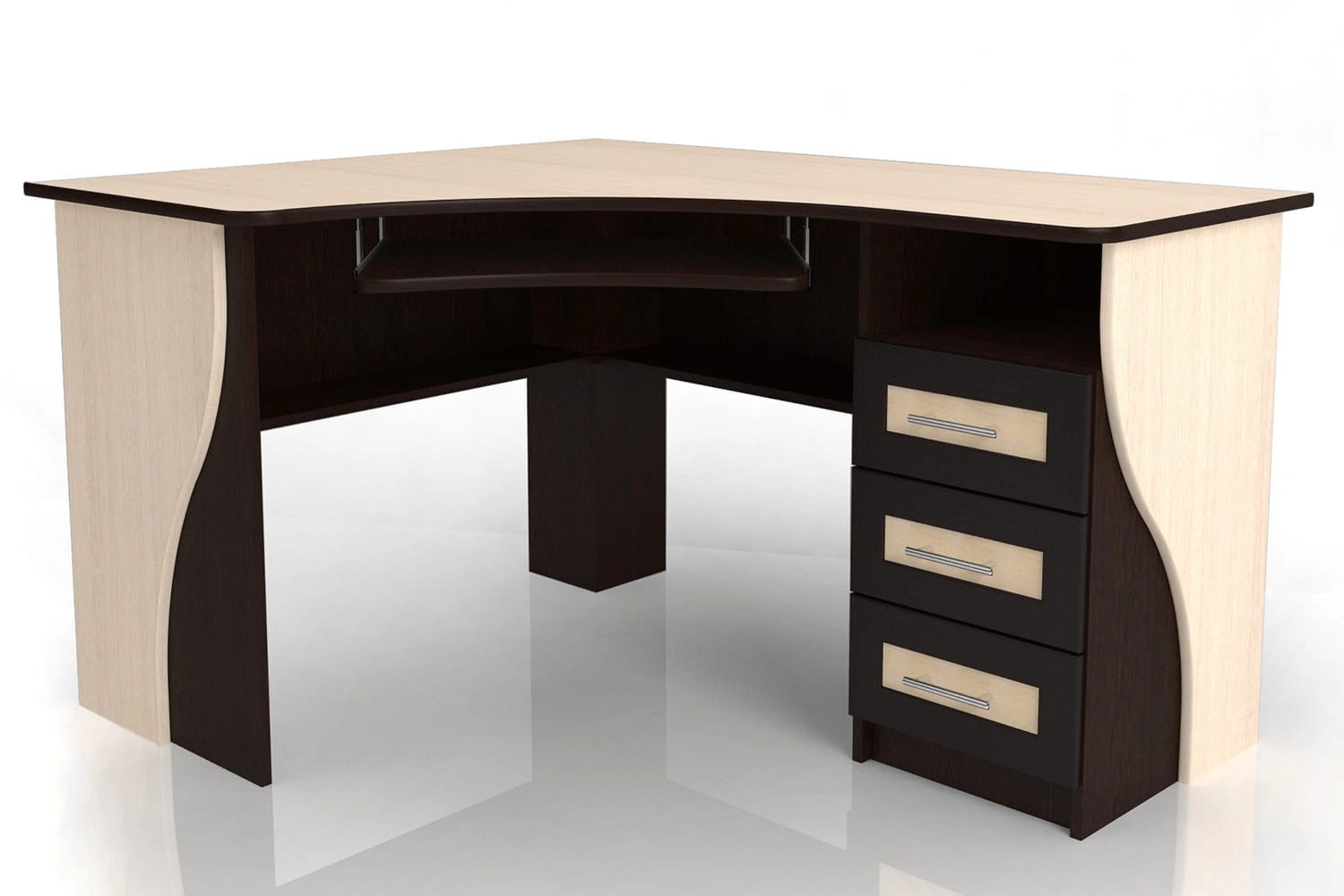 Компьютерный стол "Мебелайн-61" (тумба справа)