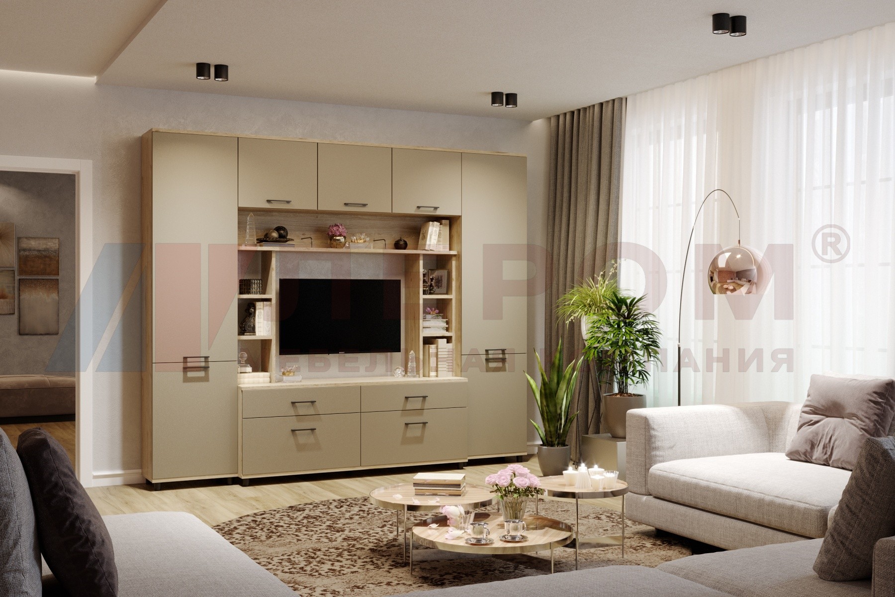 Грейс композиция 7 (В 2264, Ш 2700, Г 442 мм)