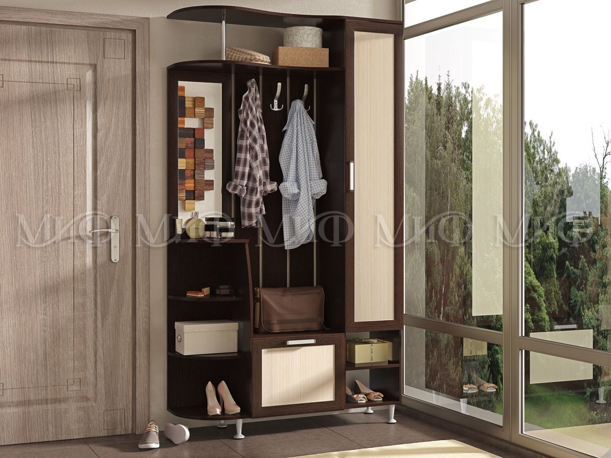 Прихожая Ксения-2/Разные Цвета (1,21х2,05х0,34)