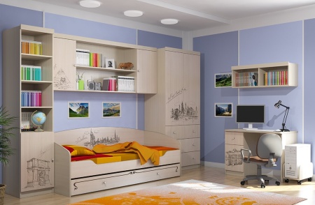 Детский Гарнитур Мийа-3 с Рисунком