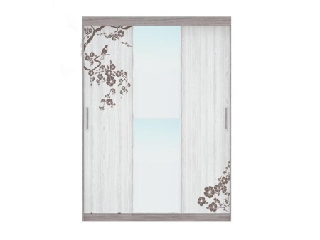 Шкаф-Купе Комфорт-8 Шимо Темный/Шимо Светлый (Ш-1600 × В-2200 × Г-587 мм)