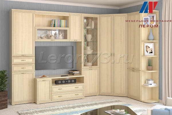 Гостиная-Стенка Карина-18 (В-2224 х (Ш-3196+1679) х Г-448 мм)