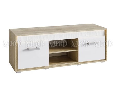 Гостиная Формула МДФ Сонома/Белый Глянец (Ш-2020 мм x Г-570 мм х В-2150 мм)