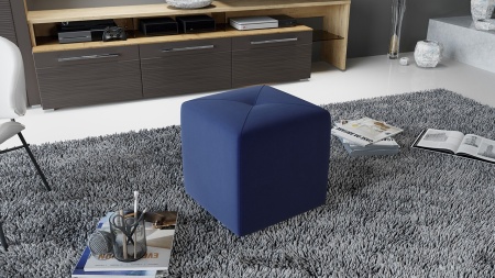 Пуф №6 Велюр Разные Цвета/Ш-400 × Г-400 × В-430 мм