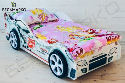 Детская кровать-тачка БЕЗМЯТЕЖНОСТЬ