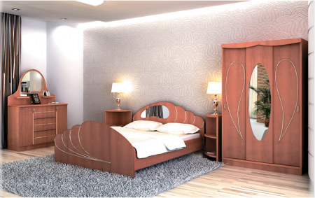 Жемчуг Спальный Гарнитур ЛДСП с Матрасом в Подарок/Разные Цвета