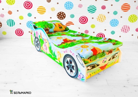 Детская кровать-тачка ПРИНЦЕССА