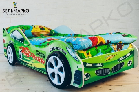 Детская кровать-тачка ВИХРЬ