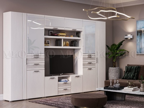 Гостиная Арт  МДФ №1 (Ш-3402 x В-2150 x Г-378 мм)/Разные Цвета