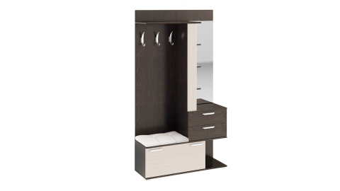 Прихожая «Эрика №1» Разные Цвета/Ш-1640×Г-357×В-1998 мм