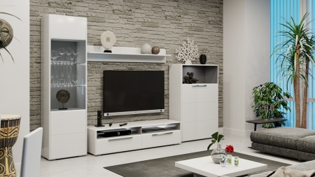 Гостиная «Наоми» №3 Разные Цвета/Ш-3054 × В-1944 × Г-440 мм