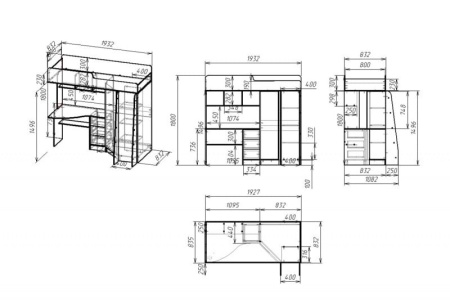 Двухъярусная кровать "Мебелайн-2"