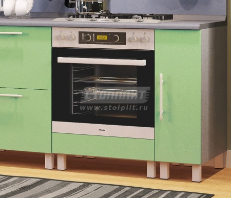 Анна Кухня Салатовый Металлик