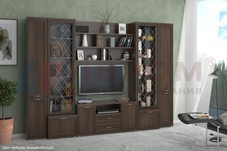 Гостиная-Стенка Карина-07 (В-2224 х Ш-3060 х Г-448 мм)