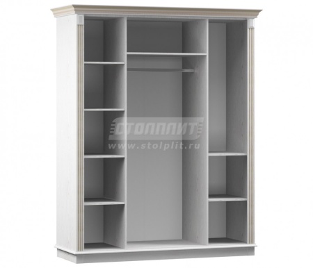 Версаль СБ-2051 Шкаф 4-х дверный с зеркалами