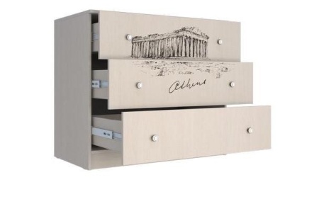 Комод К-12  Мийа-3/Фотопечать (Ш-973 х В-735 х Г-445 мм)