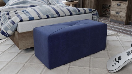 Пуф Тип 7 (Велюр Синий)