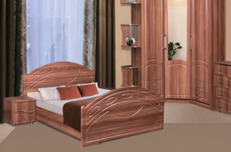 Клеопатра Кровать МДФ с Матрасом в Подарок/Разные Цвета и Размеры