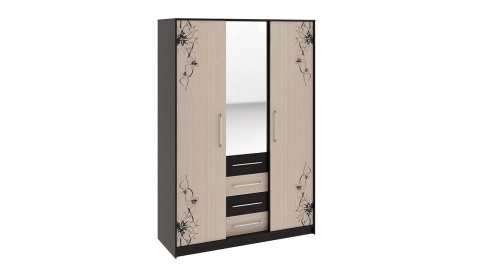 Спальный Гарнитур Мадлен №2 Венге Цаво/Дуб Белфорт с Рисунком