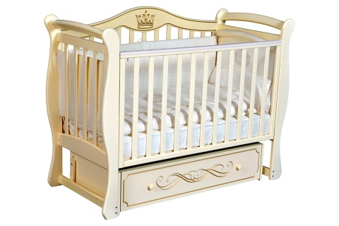 Кроватка "Julia 111" с декоративной резьбой