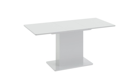 Стол обеденный «Diamond» Белый Глянец Раскладной Д-1100 x Ш- 750 мм x В-765 мм