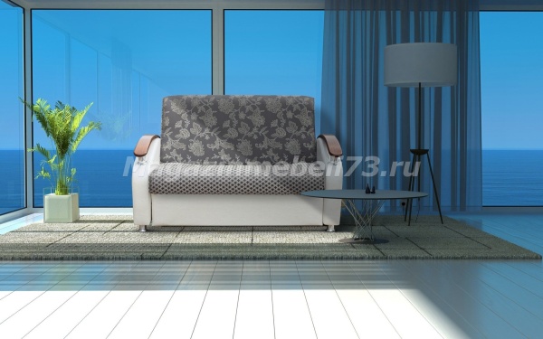 Диван Аккордеон Дуга Раскладной с Ящиком для Белья/Разные Цвета