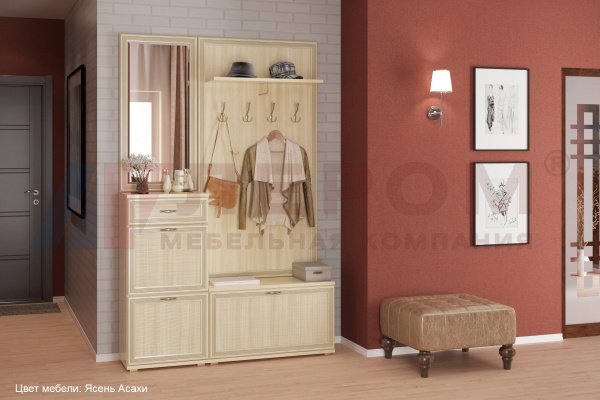 Прихожая Карина 02/В 2224, Ш 1440, Г 352 мм