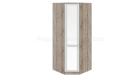 Шкаф угловой с 1-ой зеркальной дверью левый «Прованс» СМ-223.07.007L