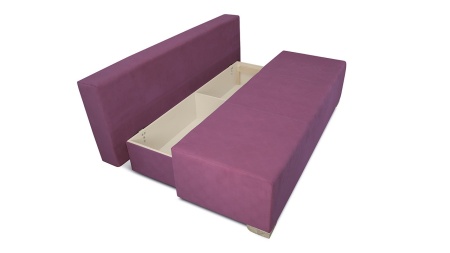 Диван «Дерби» (Maserati 18 (велюр) фиолетовый, подушка Urban (велюр) Filin)/Д-1940х Ш-860х В-760мм