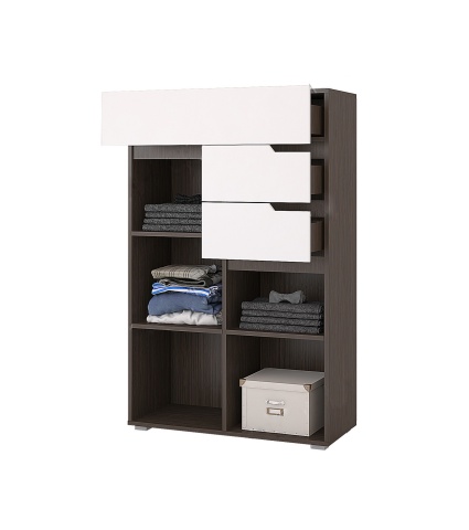 Комод Амстердам МДФ (Ш-800 х В-1284 х Г-376 мм)/Разные Цвета