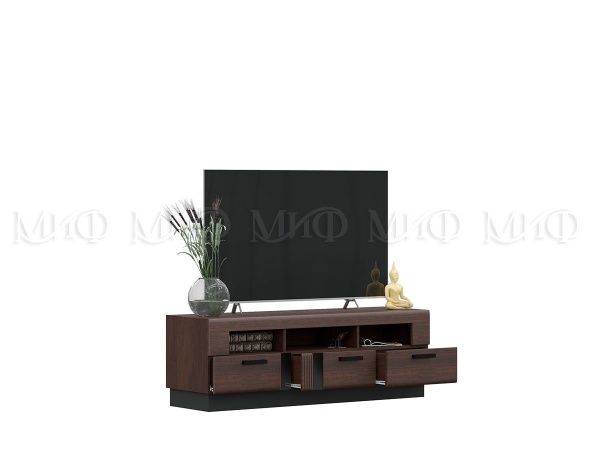 ТВ-Тумба Магнолия МДФ (Ш-1500 x В-500 x Г-440 мм) Дерево/Орех