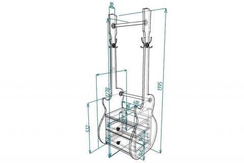 Тумба для прихожей "Мебелеф-1"