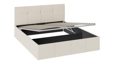 Кровать «Лора» c мягкой обивкой и подъемным механизмом/Разные Цвета