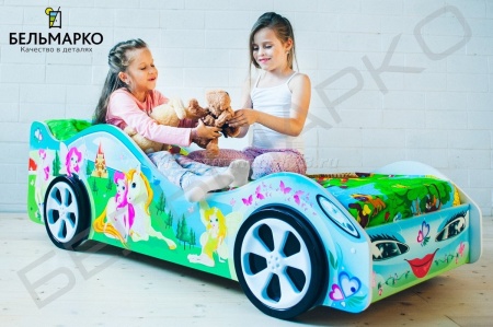 Детская кровать-тачка ПРИНЦЕССА