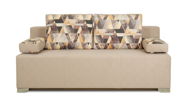 Диван «Дерби» (Maserati 04 (велюр) капучино, подушка Urban (велюр) Snow)/Д-1940х Ш-860х В-760мм