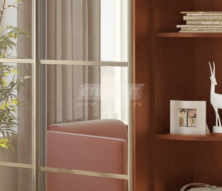 Шкаф 2-х дверный СБ-1085БП Яблоня + торц шкаф