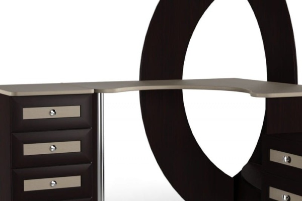 Компьютерный стол "Мебелайн-44" (низкая тумба справа)