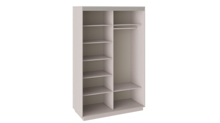 Шкаф-Купе 2-х Дверный с Зеркалом Румер Мадлен Ясень Шимо (Ш-1400 х В-2200 х Г-600 мм)