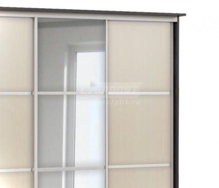 Шкаф 3-х дверный СБ-1087БП Дуб Феррара