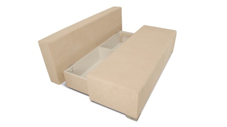 Диван «Дерби» (Maserati 04 (велюр) капучино, подушка Urban (велюр) Snow)/Д-1940х Ш-860х В-760мм