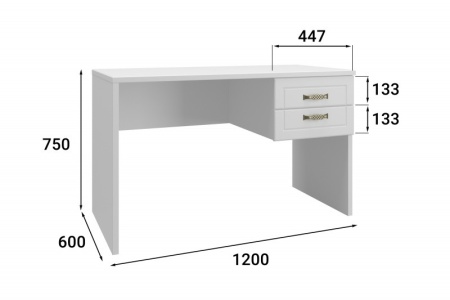 Письменный стол Монблан МБ-71К