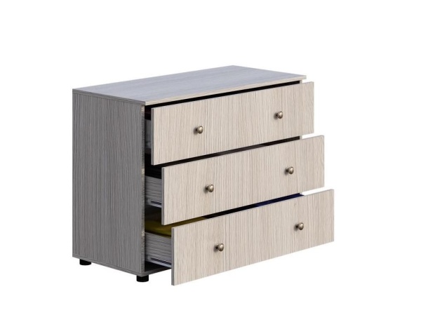 Комод Мийа-3 КМ-008/Разные Цвета (Ш-975 х В-735 х Г-445 мм)