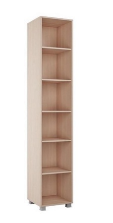 Шкаф-Пенал Одностворчатый Лайк (Ш-400 х В-2108 х Г-413 мм)