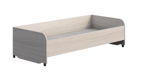 Кровать Мийа-3 Нижняя К-016 Ясень Шимо Светлый (Ш-1932 х В-515 х Г-837 мм)