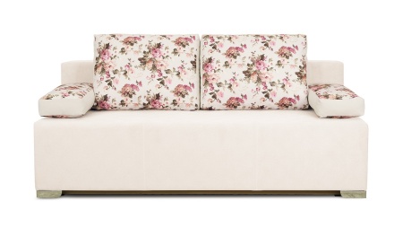 Диван «Дерби» (Maserati 02 (велюр) бежевый, подушка Urban (велюр) Rose)/Д-1940х Ш-860х В-760мм