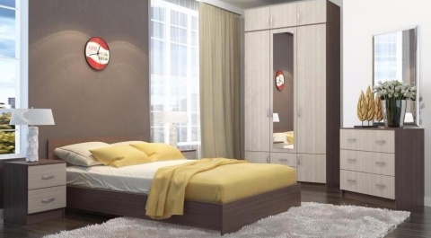 Спальный Гарнитур Рига №4/Разные Цвета